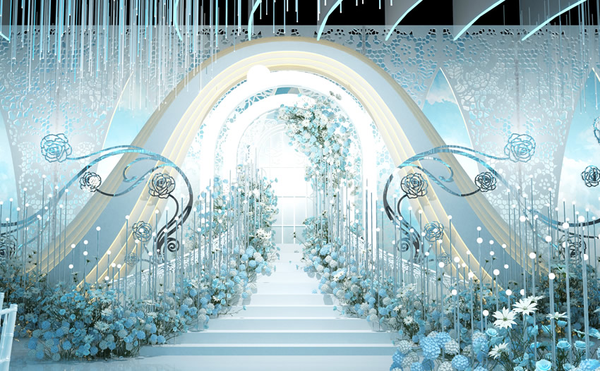 嵊泗釡香烙馍村水晶厅效果展示